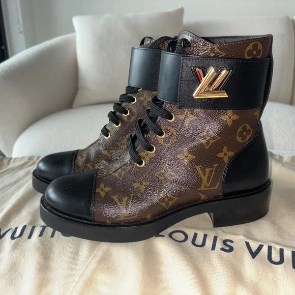 Louis Vuitton Combat Boots 37 - Picture 2 of 8